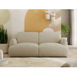 Sofa PUNTA - beżowy, szenil gładki
