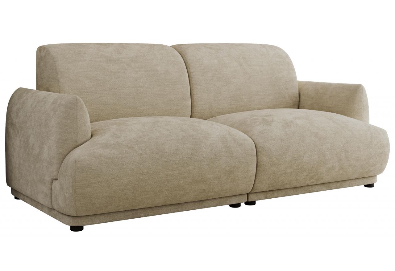 Sofa PUNTA - beżowy, szenil gładki