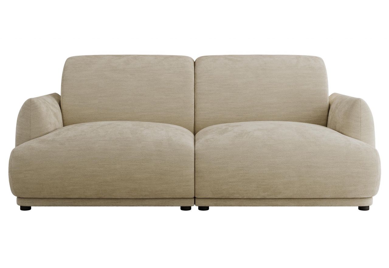 Sofa PUNTA - beżowy, szenil gładki