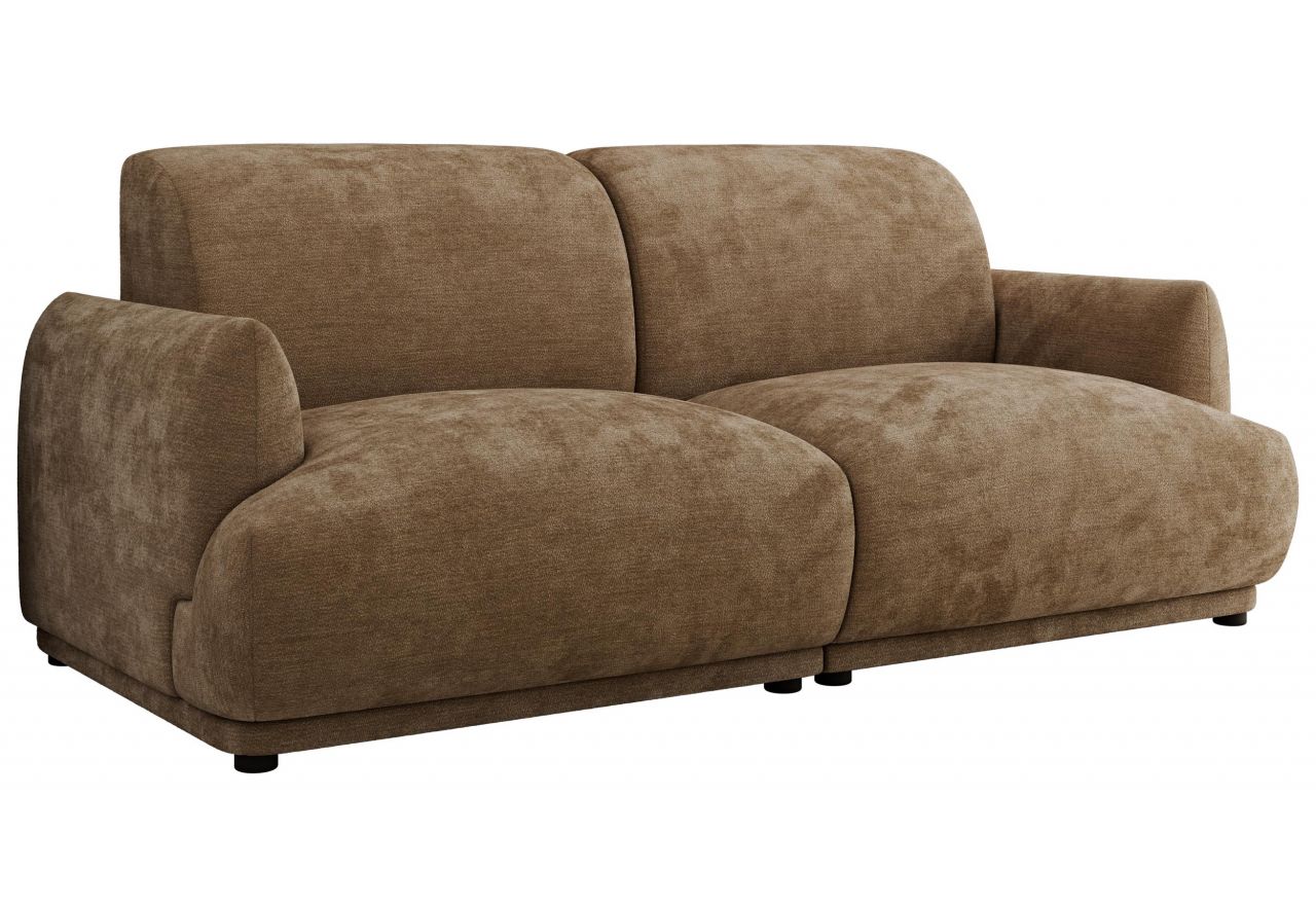Sofa PUNTA - brązowy, szenil gładki