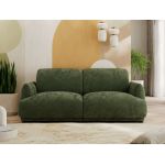 Sofa PUNTA - ciemnozielony, szenil gładki