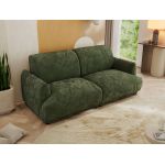 Sofa PUNTA - ciemnozielony, szenil gładki