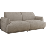 Sofa PUNTA - jasnoszary, szenil gładki