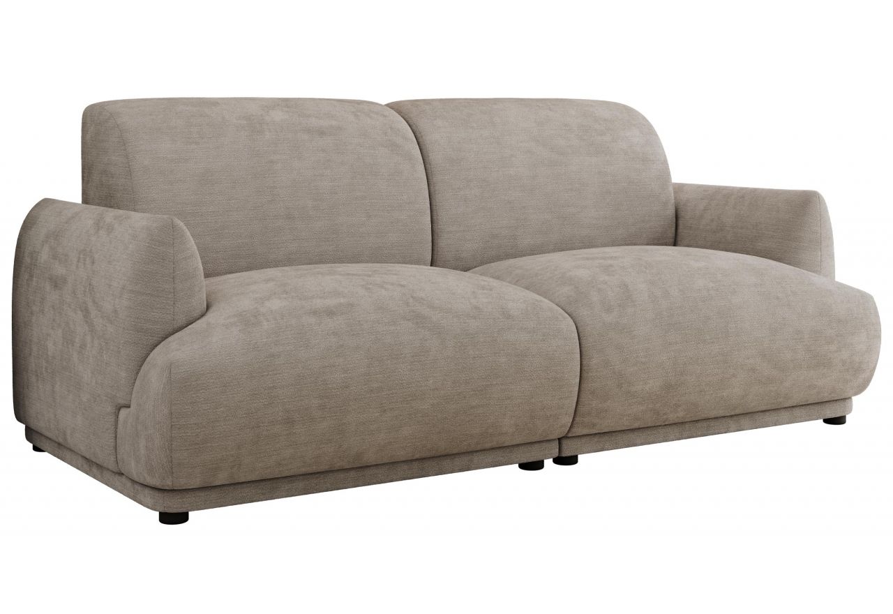 Sofa PUNTA - jasnoszary, szenil gładki