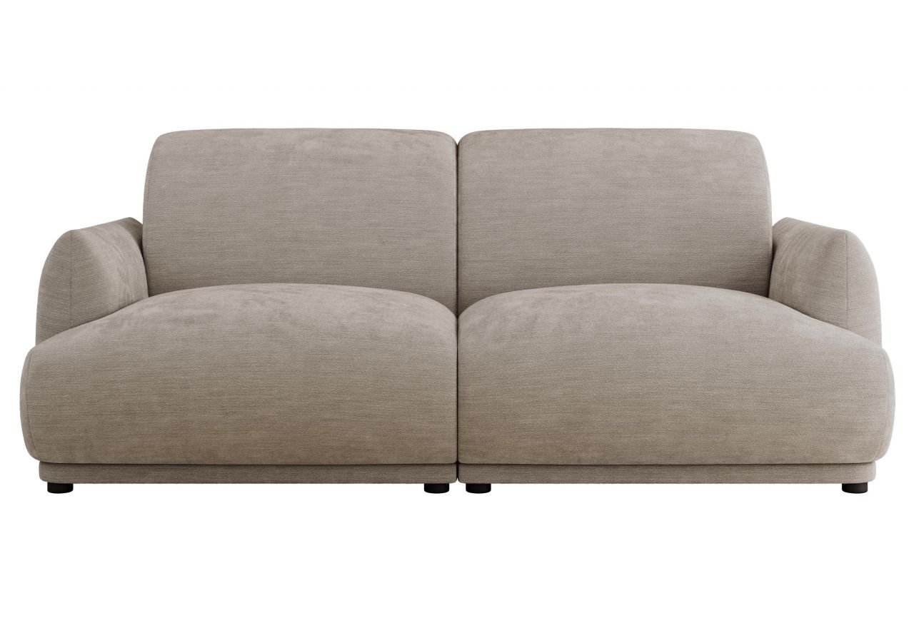 Sofa PUNTA - jasnoszary, szenil gładki