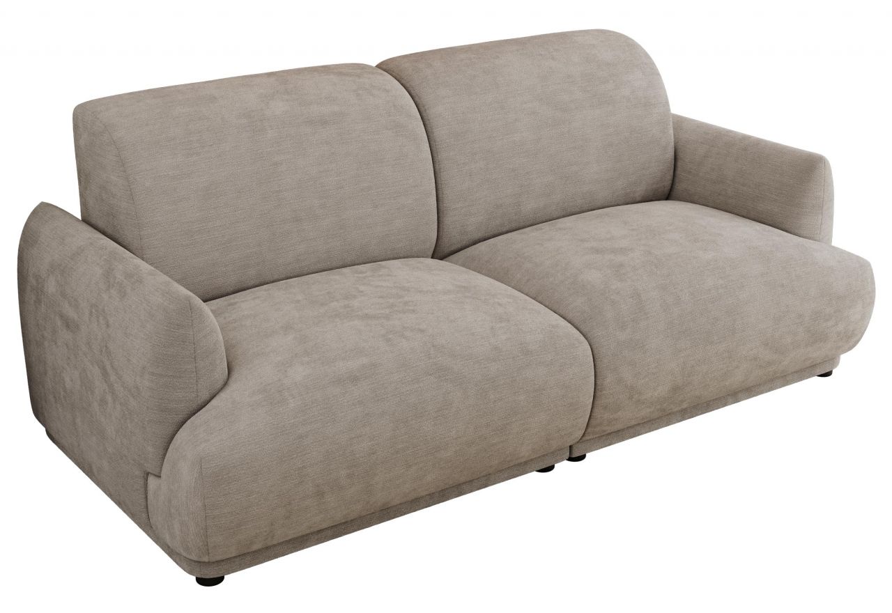 Sofa PUNTA - jasnoszary, szenil gładki