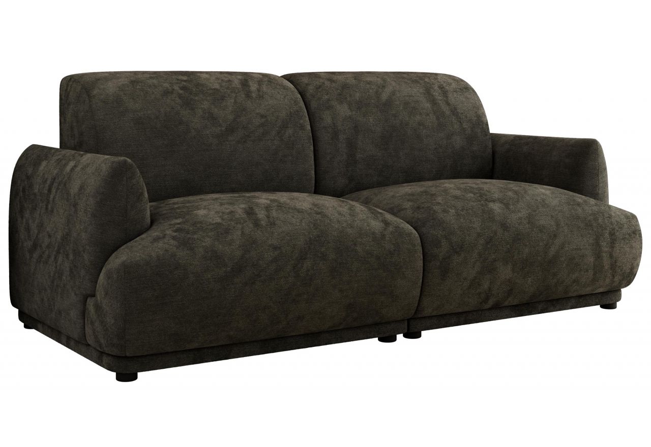 Sofa PUNTA - ciemnoszary, szenil gładki