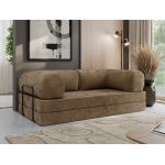 Sofa Orsetto - brązowy, szenil gładki