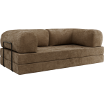 Sofa Orsetto - brązowy, szenil gładki