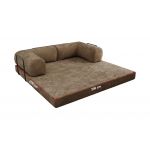 Sofa Orsetto - brązowy, szenil gładki