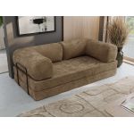 Sofa Orsetto - brązowy, szenil gładki