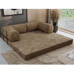 Sofa Orsetto - brązowy, szenil gładki