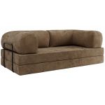 Sofa Orsetto - brązowy, szenil gładki