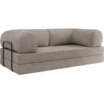 Sofa Orsetto - jasnoszary, szenil gładki