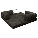 Sofa Orsetto - ciemnoszary, szenil gładki