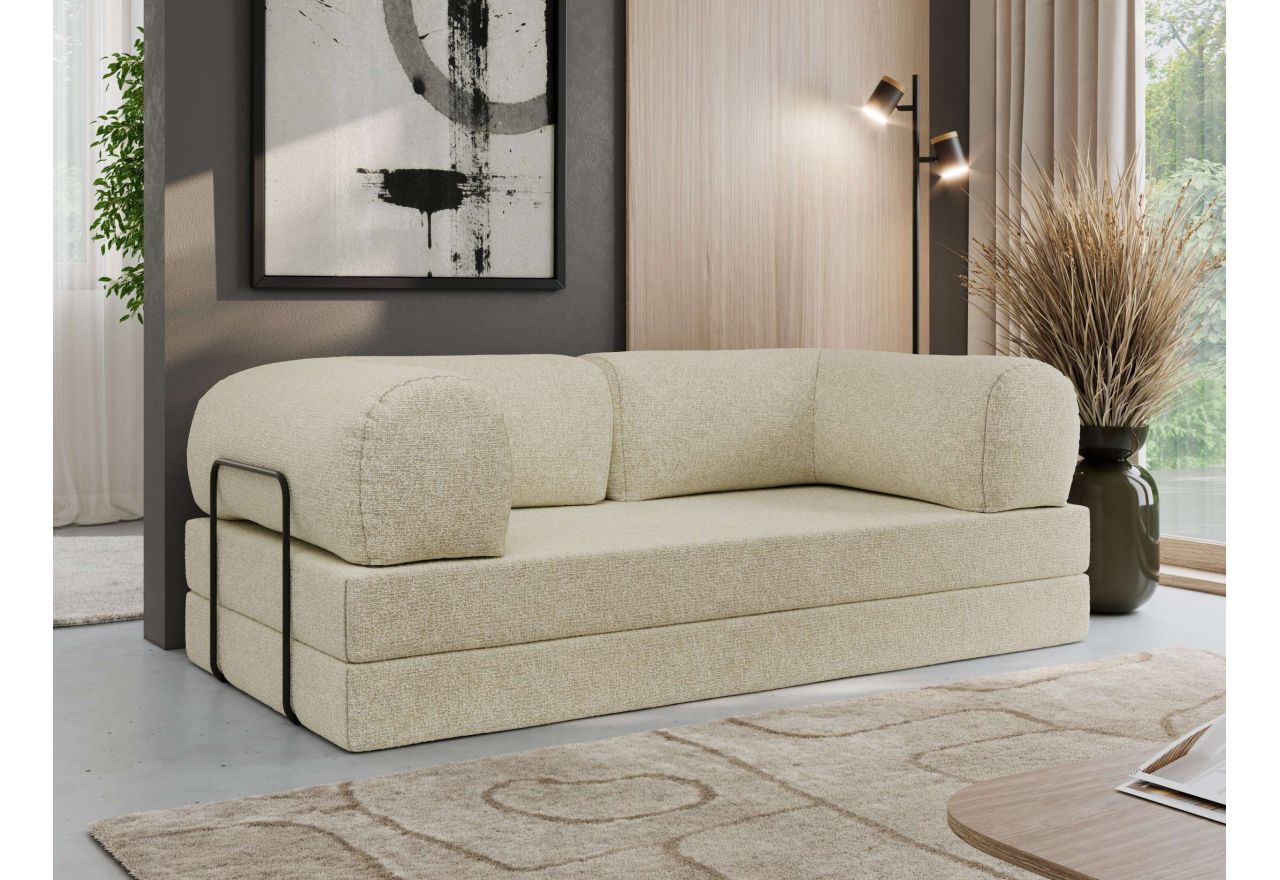 Sofa Orsetto - kremowy, struktura