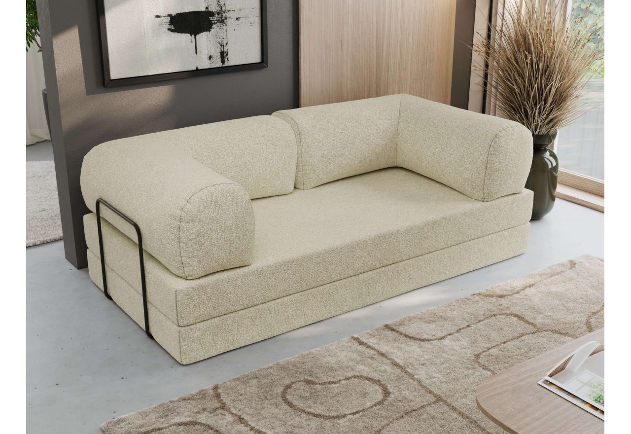 Sofa Orsetto - kremowy, struktura