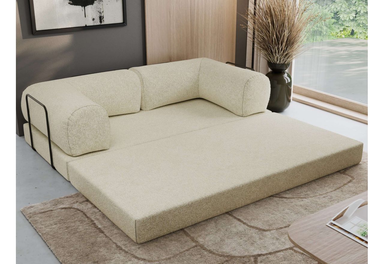 Sofa Orsetto - kremowy, struktura