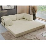 Sofa Orsetto - kremowy, struktura