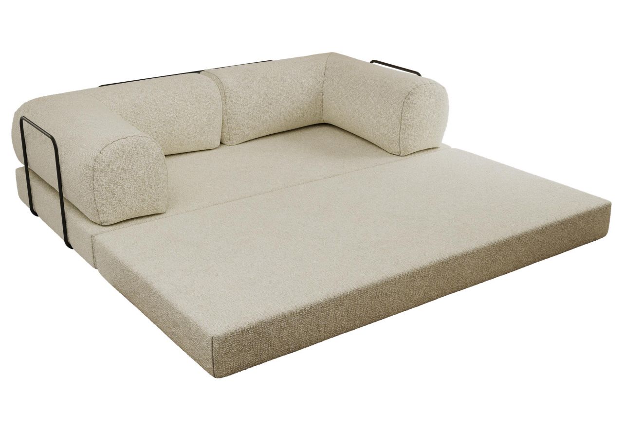 Sofa Orsetto - kremowy, struktura