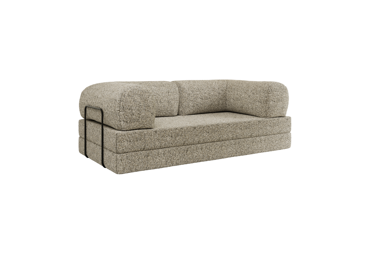 Sofa Orsetto - beżowy, struktura