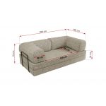 Sofa Orsetto - beżowy, struktura