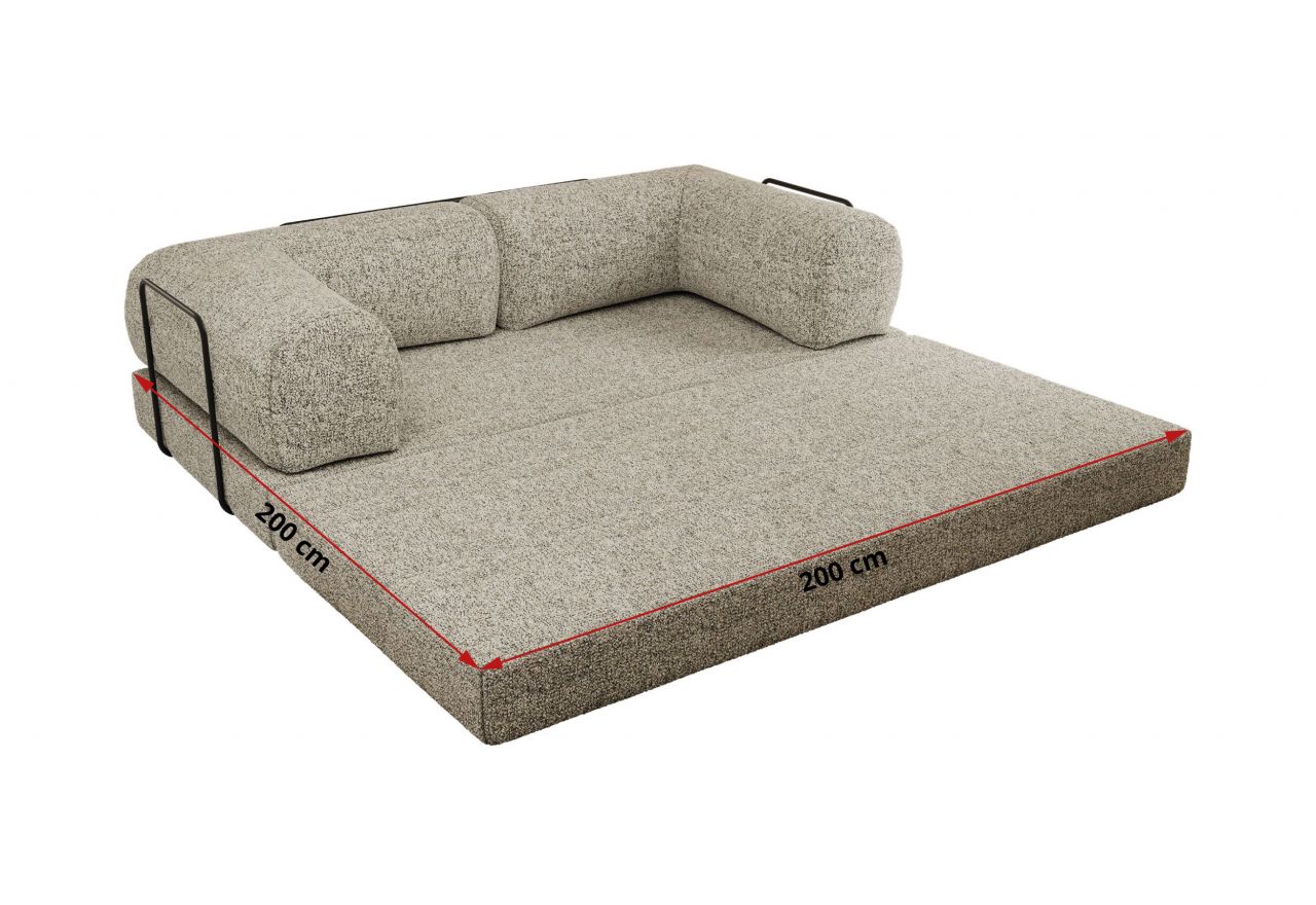 Sofa Orsetto - beżowy, struktura