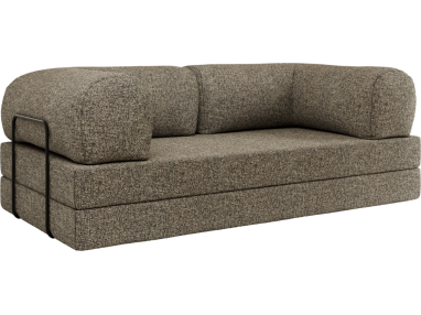 Sofa Orsetto - szary, struktura