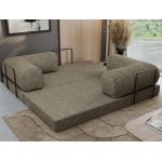 Sofa Orsetto - szary, struktura