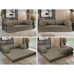 Sofa Orsetto - szary, struktura