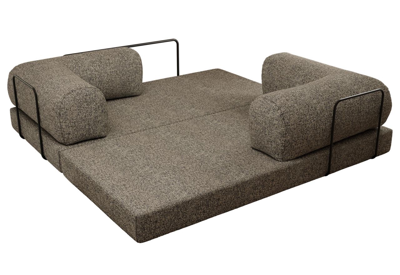 Sofa Orsetto - szary, struktura