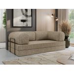 Sofa Orsetto - ciemnobeżowy, struktura