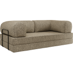 Sofa Orsetto - ciemnobeżowy, struktura