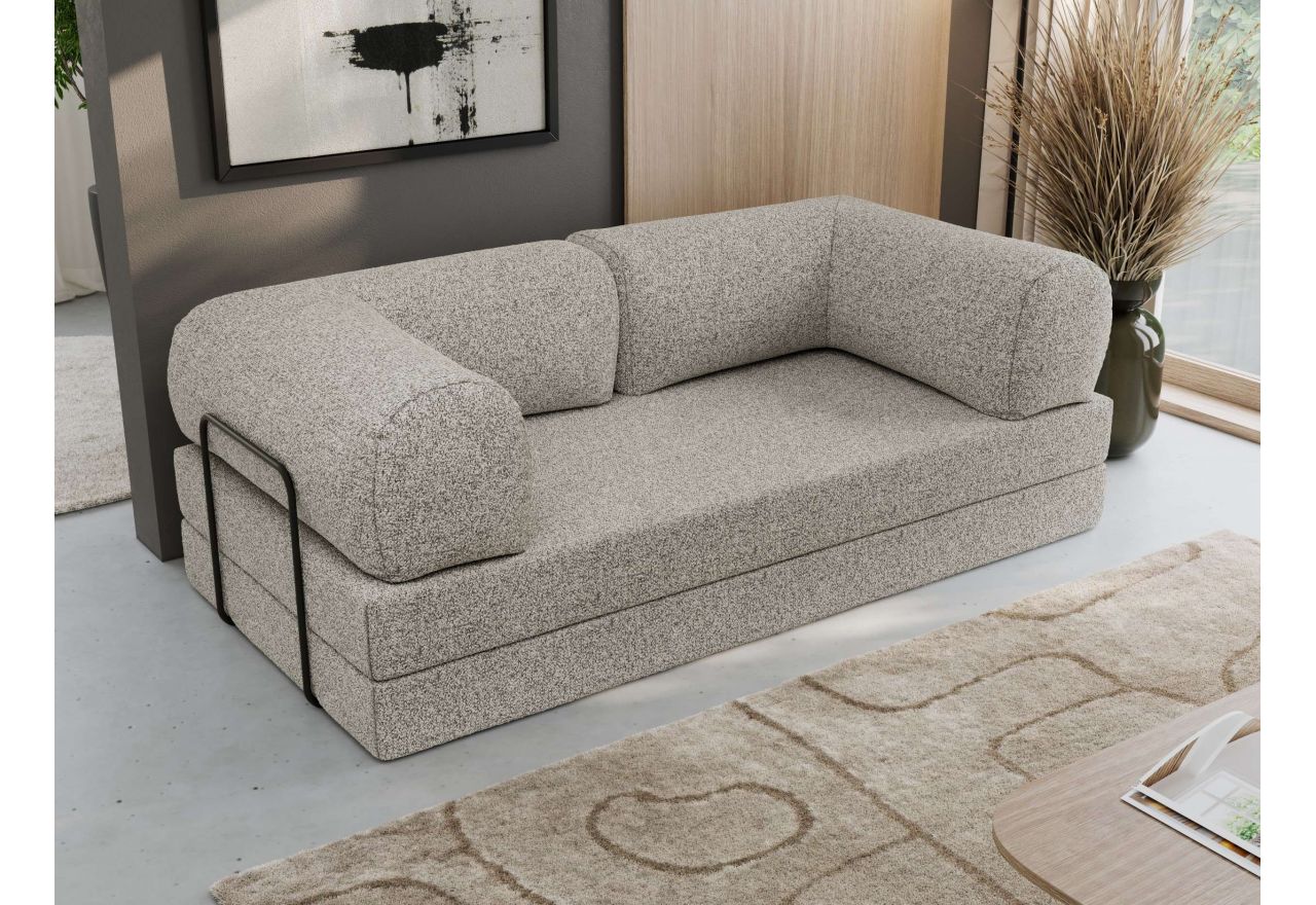 Sofa Orsetto - jasnoszary, struktura