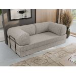 Sofa Orsetto - jasnoszary, struktura