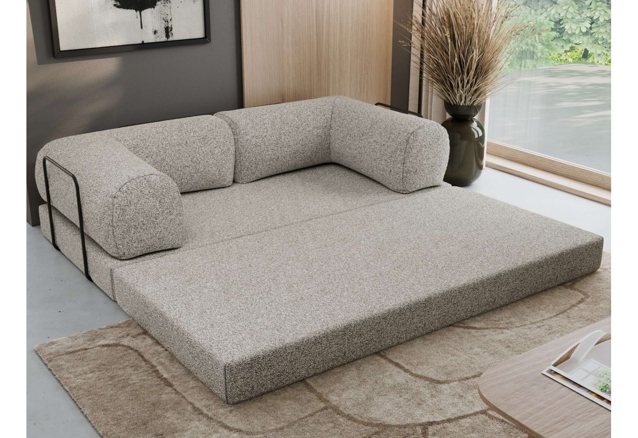 Sofa Orsetto - jasnoszary, struktura