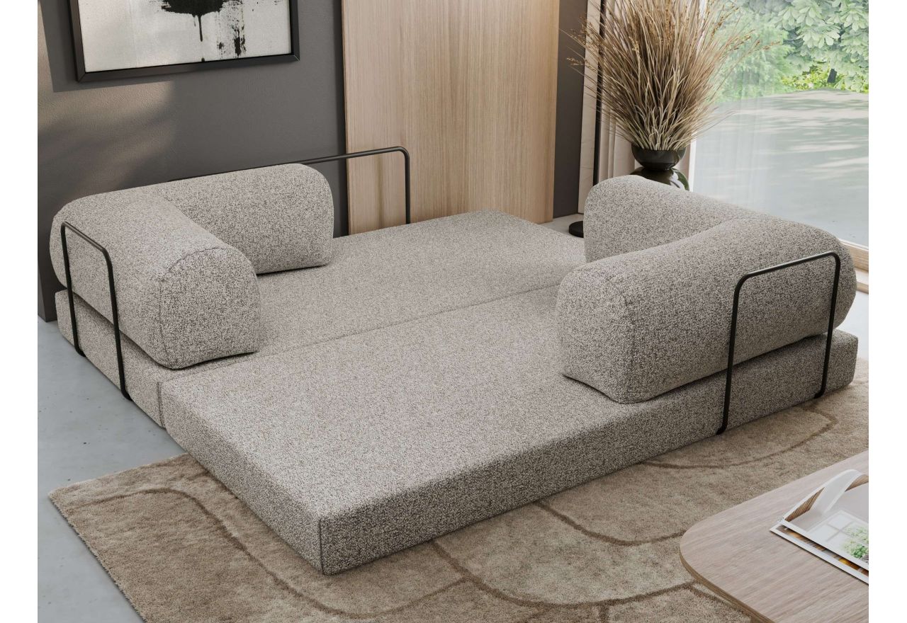 Sofa Orsetto - jasnoszary, struktura