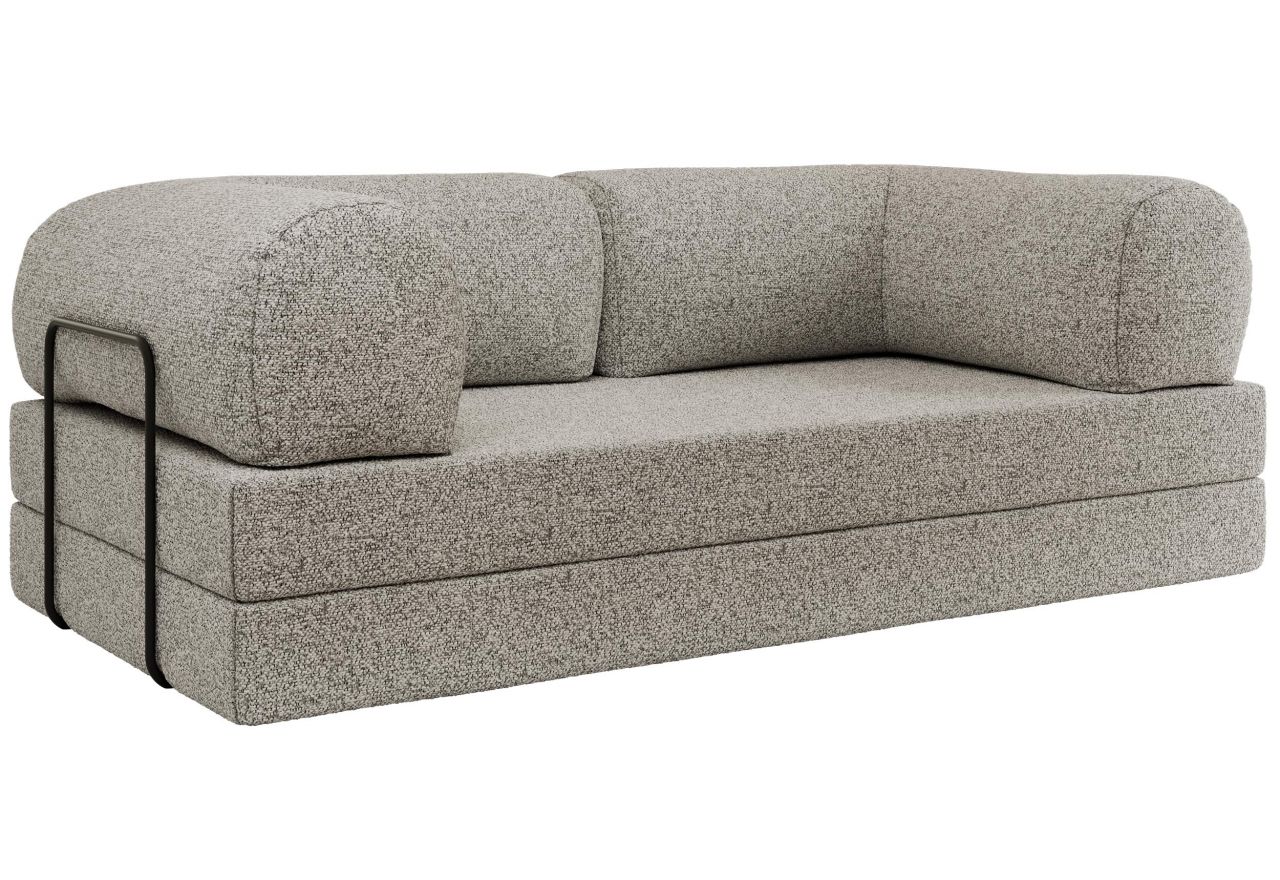 Sofa Orsetto - jasnoszary, struktura