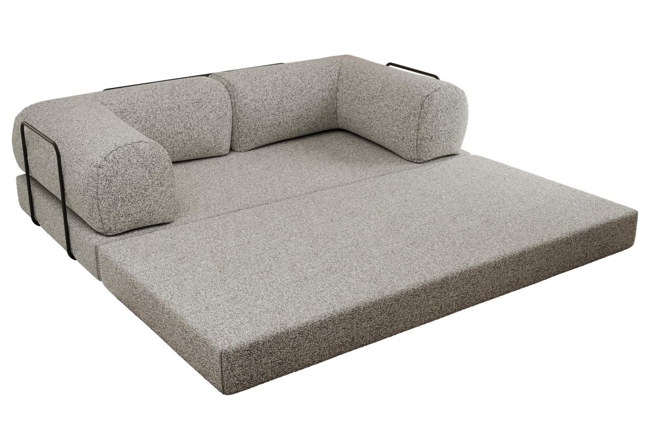 Sofa Orsetto - jasnoszary, struktura