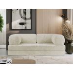 Sofa Orsetto - kremowy, szenil grubo tkany