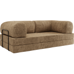 Sofa Orsetto - jasnobrązowy, szenil grubo tkany