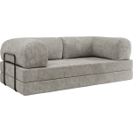 Sofa Orsetto - jasnoszary, szenil grubo tkany