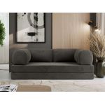Sofa Orsetto - ciemnoszary, szenil grubo tkany