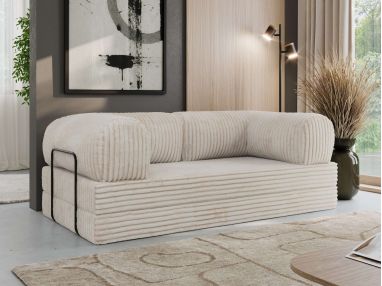 Sofa Orsetto - beżowy, sztruks
