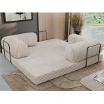 Sofa Orsetto - beżowy, sztruks