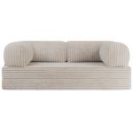 Sofa Orsetto - beżowy, sztruks