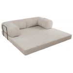 Sofa Orsetto - beżowy, sztruks