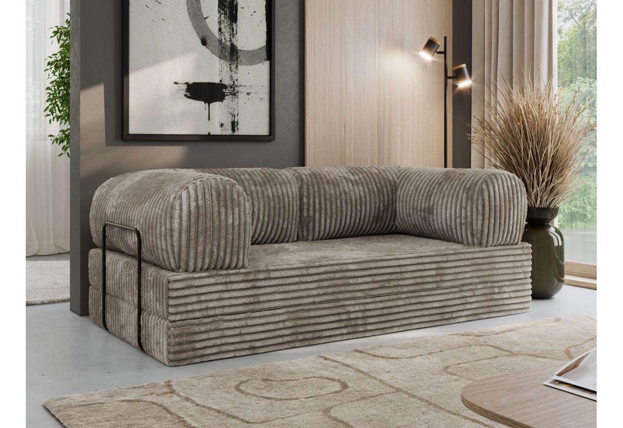 Sofa Orsetto - jasnobrązowy, sztruks