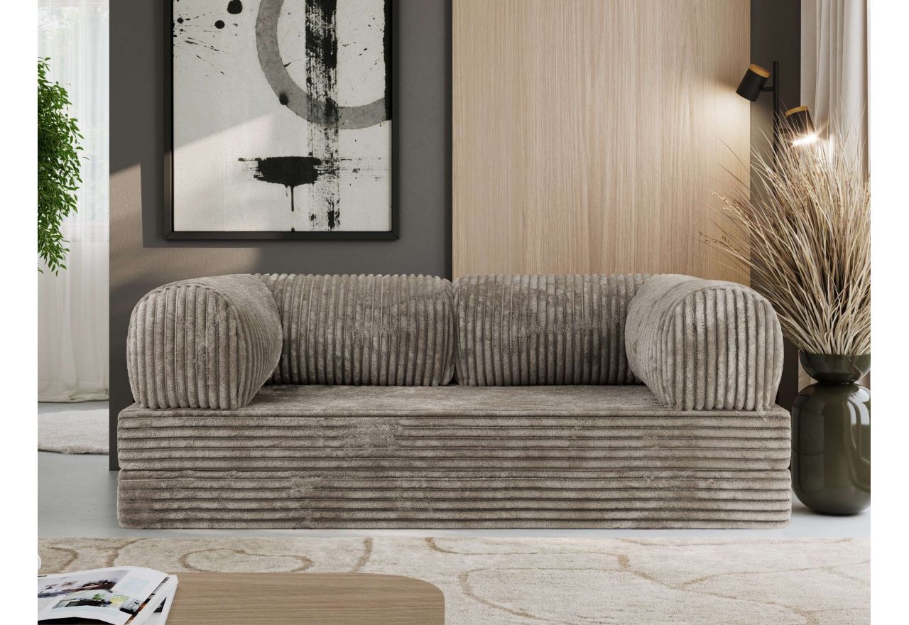 Sofa Orsetto - jasnobrązowy, sztruks