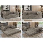 Sofa Orsetto - jasnobrązowy, sztruks